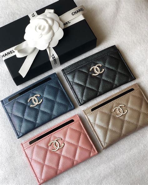 chanel phone and card holder price|Chanel small card holder price.